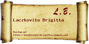 Laczkovits Brigitta névjegykártya